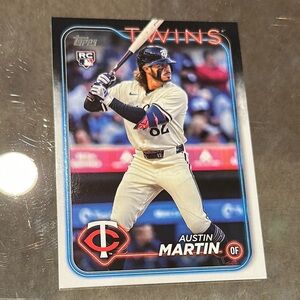 Topps Baseball Card - Austin Martin in White and Blue